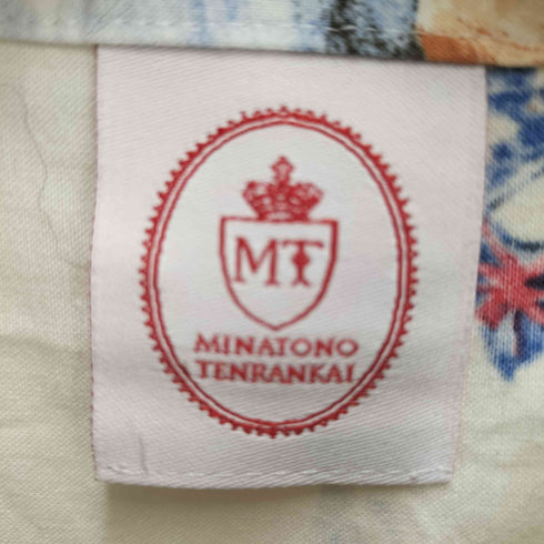 MINATONO TENRANKAI 総柄 ボタンシャツ レディース JPN:2