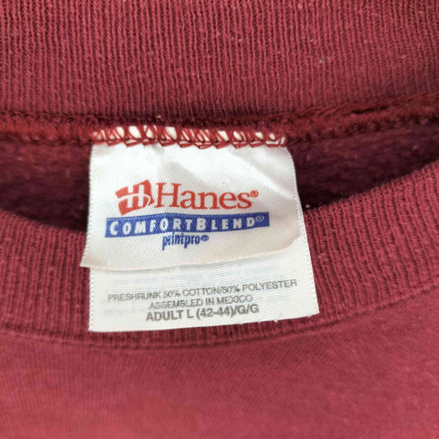 ヘインズ Hanes 00s~ メキシコ製 ROSE BOWL アニマルプリント クルーネックスウェット メンズ import:L