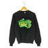 ジャージーズ JERZEES 80~90s USA製 RSC スイミングプリント ラグランスリーブ クルーネックスウェット メンズ import:M