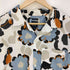 ギャップ Gap 花柄 開襟オープンカラー コットンシャツ メンズ import:L