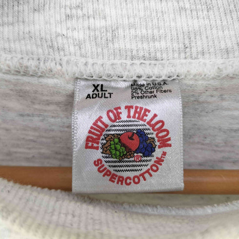 フルーツオブザルーム FRUIT OF THE LOOM USA製 SUPER COTTON スーパーコットン モックネックカットソー メンズ import:XL