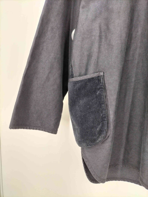 ポータークラシック PORTER CLASSIC 22AW CORDUROY MOLESKIN HYBRID SHIRT JACKET BLACK コーデュロイモールスキンハイブリッドシャツジャケット メンズ JPN:2