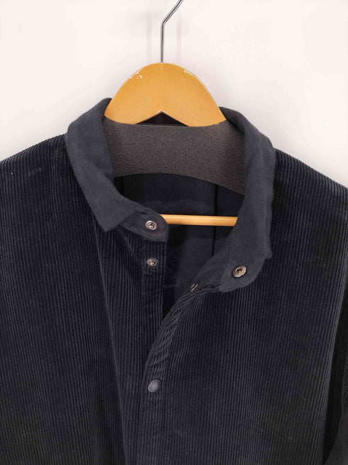 ポータークラシック PORTER CLASSIC 22AW CORDUROY MOLESKIN HYBRID SHIRT JACKET BLACK コーデュロイモールスキンハイブリッドシャツジャケット メンズ JPN:2