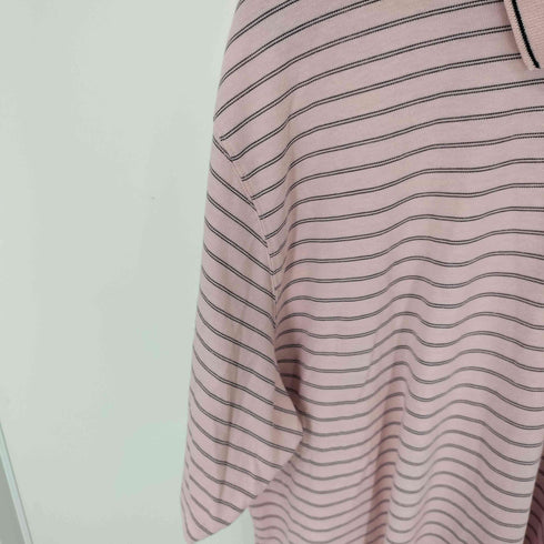 ヴァンヒューゼン VAN HEUSEN 2XL ボーダーポロシャツ メンズ JPN:XXL