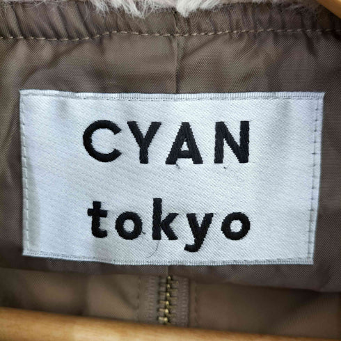 CYAN tokyo ファー切替 ミリタリーブルゾン レディース FREE