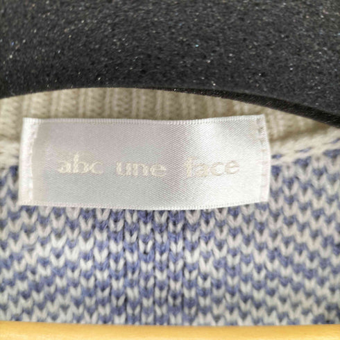 abc une face オーバーサイズドニットベスト レディース ONE SIZE