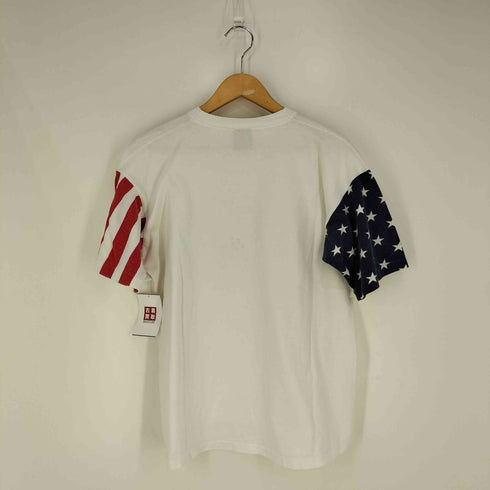 SUNPORT ©1996 USA製 シングルステッチ 星条旗 クルーネックTシャツ メンズ import:XL