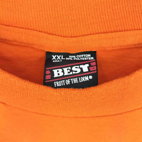 フルーツオブザルーム FRUIT OF THE LOOM USA製 BEST シングルステッチ BFI AUBURN DISTRICT プリント クルーネックTシャツ メンズ import:XXL