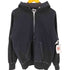 GLIMMER ステッチワ―クジップアップパーカー メンズ import:M