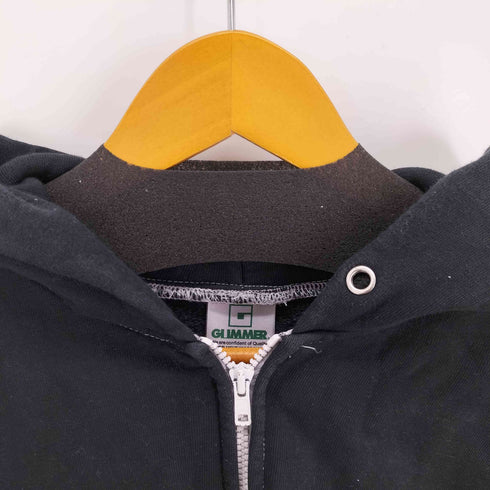 GLIMMER ステッチワ―クジップアップパーカー メンズ import:M