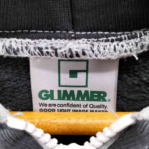 GLIMMER ステッチワ―クジップアップパーカー メンズ import:M