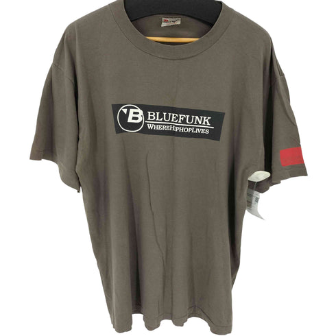 ユナイテッドスポーツ UNITED SPORTS 90S USA製 BLUEFUNK プリント S/S TEE シングルステッチ メンズ import:XL
