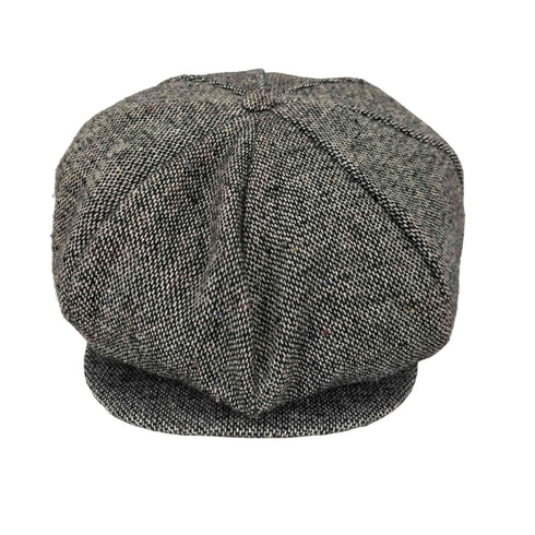 ニューヨークハット NEWYORK HAT&CAP CO. USA製 ツイードハンチング ネップ メンズ L
