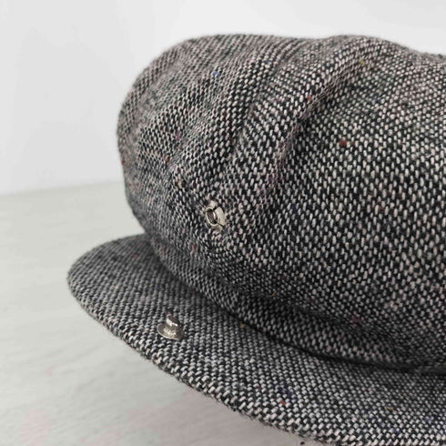 ニューヨークハット NEWYORK HAT&CAP CO. USA製 ツイードハンチング ネップ メンズ L