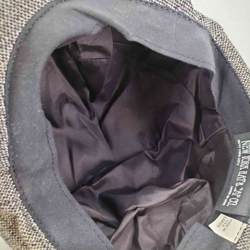 ニューヨークハット NEWYORK HAT&CAP CO. USA製 ツイードハンチング ネップ メンズ L