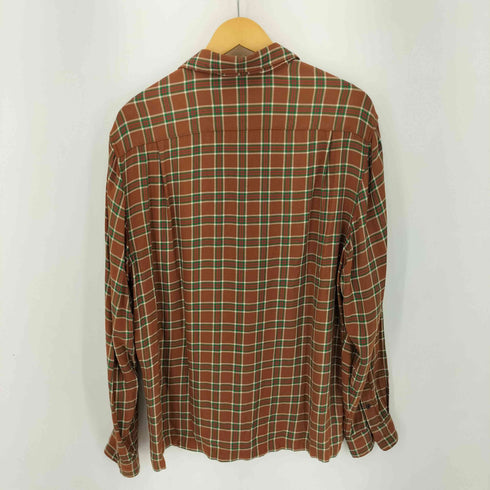 シュプリーム Supreme 19SS Plaid Rayon Shirtレーヨンチェックオープンカラーシャツ メンズ import:L