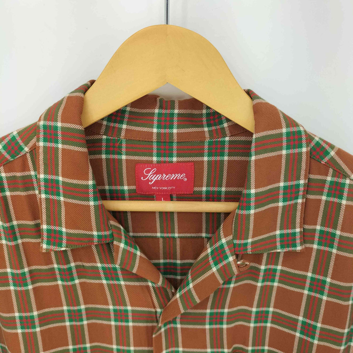 シュプリーム Supreme 19SS Plaid Rayon Shirtレーヨンチェック シュプリーム Supreme 19SS Plaid Rayon Shirtレーヨンチェック