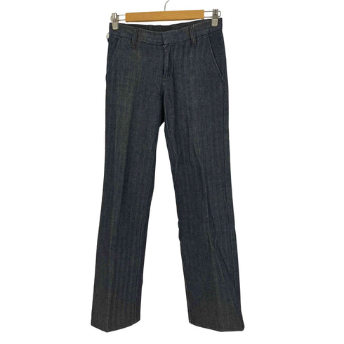 ポロジーンズカンパニーラルフローレン POLO JEANS COMPANY RALPH LAUREN ジップフライ ヘリンボーン デニム パンツ ローライズ レディース 0