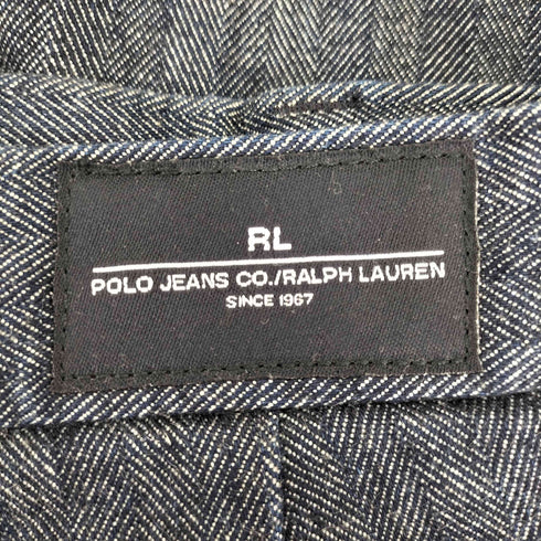 ポロジーンズカンパニーラルフローレン POLO JEANS COMPANY RALPH LAUREN ジップフライ ヘリンボーン デニム パンツ ローライズ レディース 0