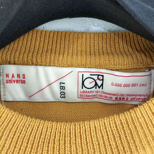 ナノユニバース NANO universe 「WAGAMI」クルーネックニットTシャツ レディース JPN:L