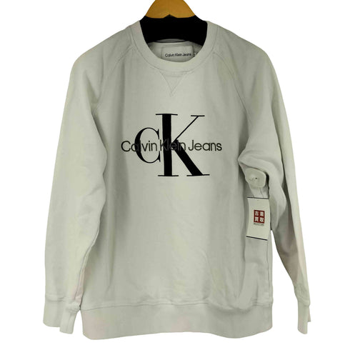 カルバンクラインジーンズ Calvin Klein Jeans L/S フロントロゴ刺繍スウェット メンズ import:XL