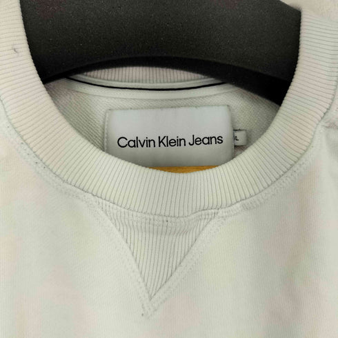カルバンクラインジーンズ Calvin Klein Jeans L/S フロントロゴ刺繍スウェット メンズ import:XL