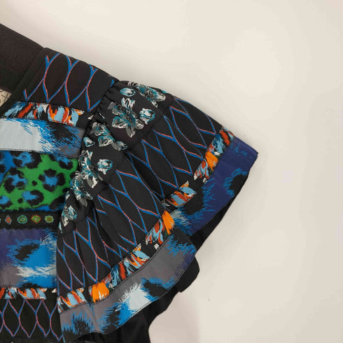 ケンゾーパリス KENZO PARIS フリル ブラウス クレイジーパターン レディース JPN:36