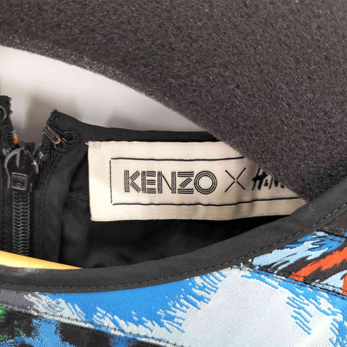 ケンゾーパリス KENZO PARIS フリル ブラウス クレイジーパターン レディース JPN:36