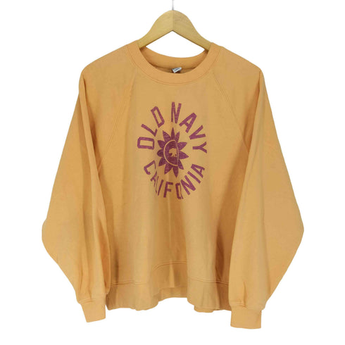 オールドネイビー OLD NAVY ロゴプリントラグランスウェット メンズ JPN:XL