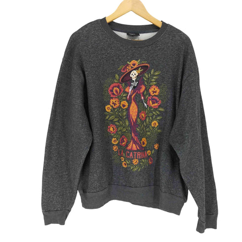 両面プリントクルーネックスウェット メンズ JPN:XL