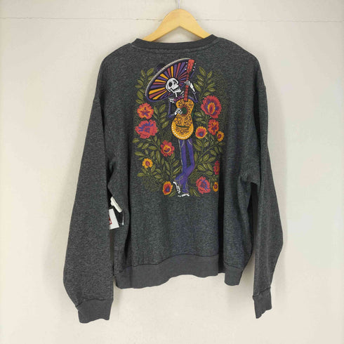 両面プリントクルーネックスウェット メンズ JPN:XL