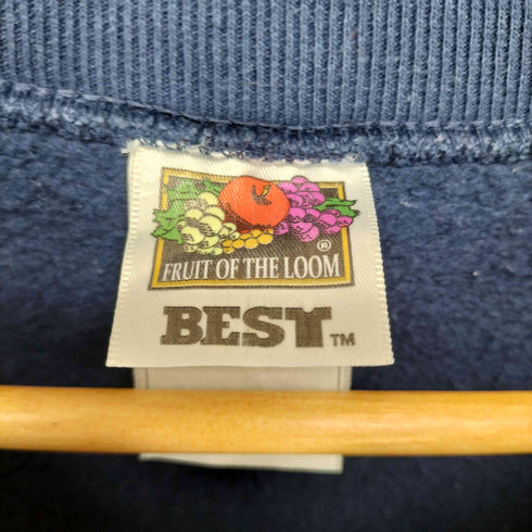 フルーツオブザルーム FRUIT OF THE LOOM ロゴ刺繍クルーネックスウェット メンズ JPN:XL
