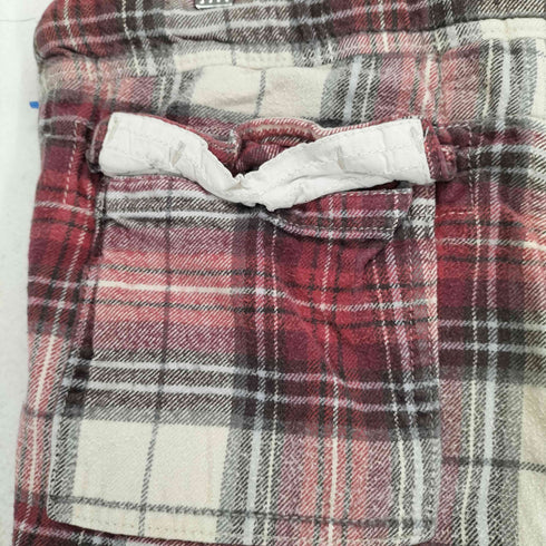 アバクロンビーアンドフィッチ Abercrombie & Fitch タータンチェックワイドパンツ メンズ JPN:S