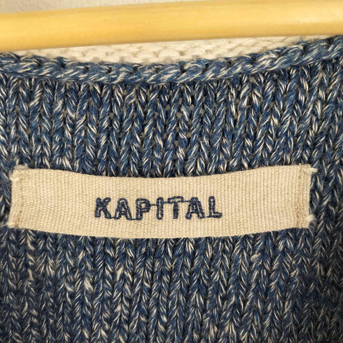 キャピタル KAPITAL リネン混 編み込み タンクトップ レディース
