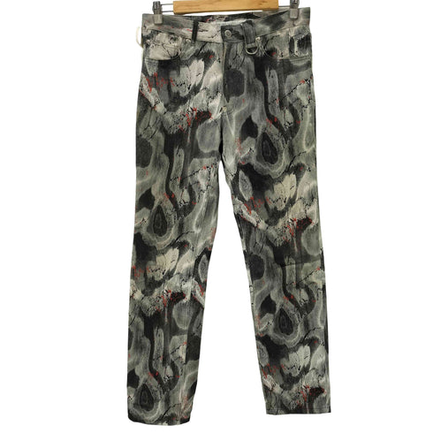 ジョンローレンスサリバン JOHN LAWRENCE SULLIVAN PRINTED DENIM 5POCKET PANTS メンズ JPN:46