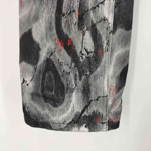 ジョンローレンスサリバン JOHN LAWRENCE SULLIVAN PRINTED DENIM 5POCKET PANTS メンズ JPN:46