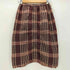ミュラーオブヨシオクボ muller of yoshiokubo shirring skirt チェック柄 シャーリング スカート レディース JPN:36