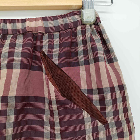 ミュラーオブヨシオクボ muller of yoshiokubo shirring skirt チェック柄 シャーリング スカート レディース JPN:36
