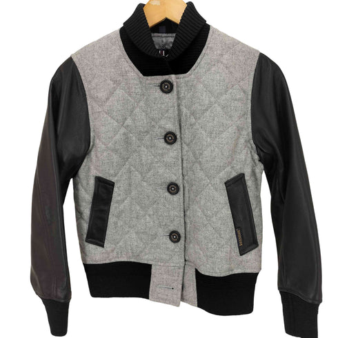 ラベンハム LAVENHAM レザー切替スタジャン レディース JPN:36