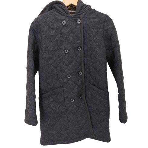 トラディショナルウェザーウェア Traditional Weatherwear キルティングフーデッドコート 裏地レオパード レディース JPN:34