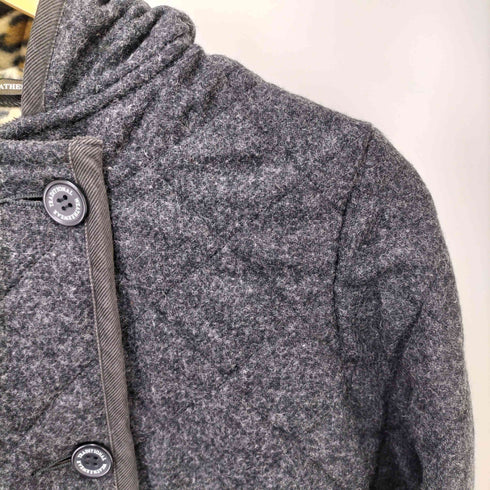 トラディショナルウェザーウェア Traditional Weatherwear キルティングフーデッドコート 裏地レオパード レディース JPN:34