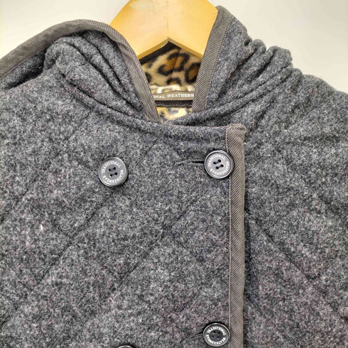 トラディショナルウェザーウェア Traditional Weatherwear キルティングフーデッドコート 裏地レオパード レディース JPN:34