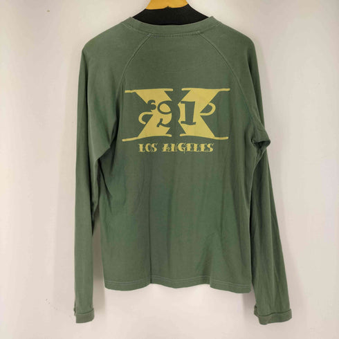 エクストララージ XLARGE 90~00s USA製 L/S プリントクルーネックTシャツ メンズ JPN:M