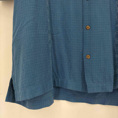 トミーバハマ Tommy Bahama シルク100% オープンカラーシャツ メンズ JPN:XL
