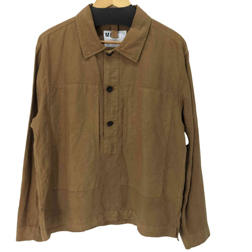 エムエイチエル MHL. DRY COTTON LINEN プルオーバーシャツ メンズ JPN:M