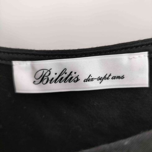 ビリティスディセッタン Bilitis dix-sept ans 日本製 S/S UネックTシャツ レディース