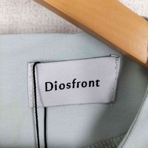 Diosfront バックリボンボリュウームスリーブロングワンピース レディース FREE