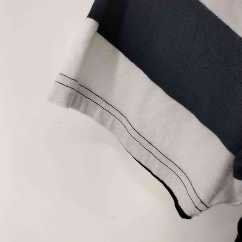 トミーヒルフィガー TOMMY HILFIGER フロントロゴ ボーダーポロシャツ メンズ import:L