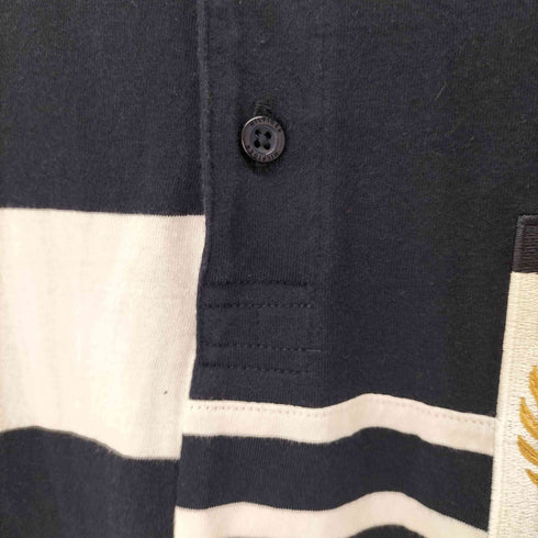 トミーヒルフィガー TOMMY HILFIGER フロントロゴ ボーダーポロシャツ メンズ import:L