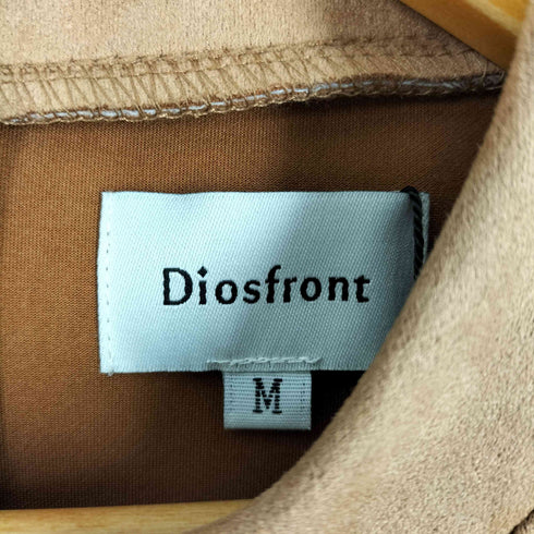 Diosfront パフスリーブウエストタックフレアミニワンピース レディース JPN:M